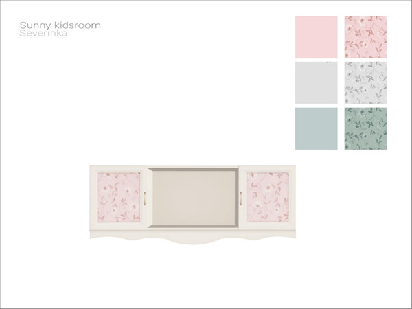 Sims 4 — [Sunny kidsroom] - shelf by Severinka_ — Wall shelf From the set 'Sunny kidsroom furniture' Build / Buy