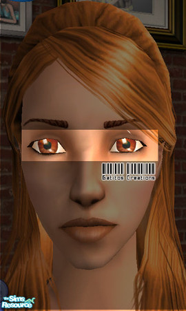 Sims 2 — Normal Sims Eyes - Orange by __gatitos__ — 