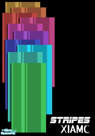 Sims 2 — Stripes by xiamc — Your sims will enjoy looking at these chic and modern wallpapers on their walls 