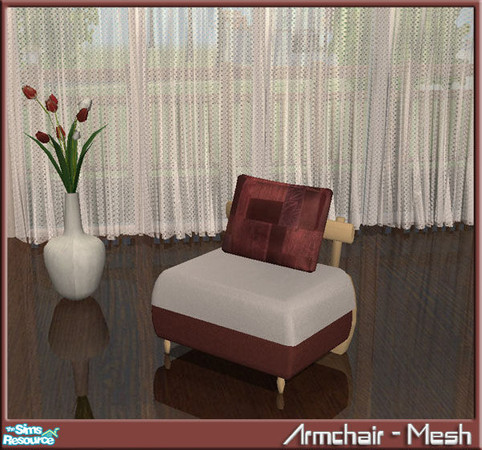Sims 2 — S2S Jeneva Armchair - Mesh by sims2sisters — 