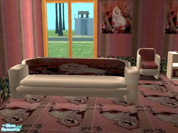 Sims 2 — Kittens and Pansies Living Room - Sofa by ead425 — 