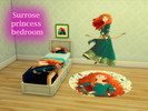 Sims 4 — Princess Kids room-REQUIRES KIDS ROOM SP by Surrose — Princess kids room featuring: -Elsa -Anna -Bella -Mulan