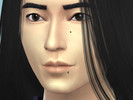 Sims 4 — Xiao Zhan mole set by LilBird12j — This is meant to be used for creating Wei Wuxian aka Wei Ying sims, but feel