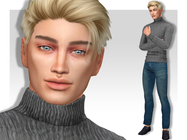 Sims 4 — Caden Byrd by MSQSIMS — Name : Caden Byrd Age : Young Adult Aspiration: Bodybuilder Traits: