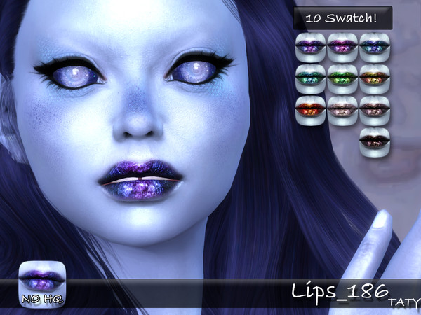 Sims 4 — [Ts4]Taty_Lips_186 by tatygagg — - Female, Male - Human, Alien - Teen to Elder - Hq Compatible