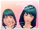 Sims 4 — Frosty Blush Eyeshadow by CyberneticEden — A soft everyday look inspired off what I use on my own eyes. There