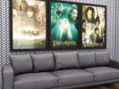 Sims 4 — Lord of the Rings Paintings by blondym — Lord of the Rings movies painting.
