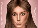 Sims 4 — Summertime Freckles 01 -- LenaPhoto by LenaPhoto — This is a new Mesh. If you make a recolor please give Credit.