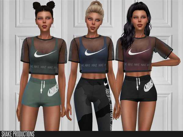 Sims 4 — ShakeProductions 384 - 3 by ShakeProductions — Tops/T Shirts New Mesh All LODs Handpainted 10 Colors