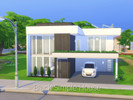 Sims 4 — Black Simple House by gbs041472 — [3 Bedrooms,3 Bathrooms]This modern house is small, but it is perfect family