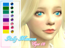 Sims 4 — Ruby Macaron eyes02 by rubychingu — Facepaint category 18 swatches 2 types all genders, all ages custom