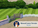 Sims 4 — Mowed Lawn Terrain Paint by f0xx by f0xx — A terrain paint that looks like a freshly mown lawn.
