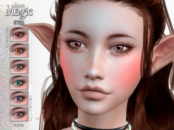 Sims 4 — More Magic Eyes N2 by Suzue — Updated (2020) -15 Swatches -Facepaint Category -For all Ages and Genders -HQ