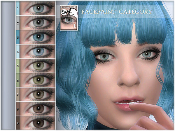 Sims 4 — Natural eye colors 09 by BAkalia — Hello Realistic eye colors in 9 swatches for all genders and ages in the