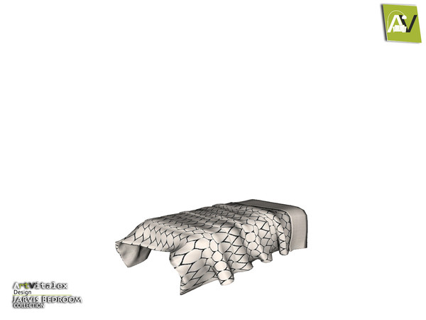 Sims 4 — Jarvis Bed Blanket by ArtVitalex — - Jarvis Bed Blanket - ArtVitalex@TSR, Mar 2020
