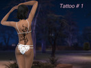 Sims 4 — Jazzy460 - Myth (Tattoo) by jazzy460 — A lower and upper back tattoo of Hermes and Psyche together- a god and