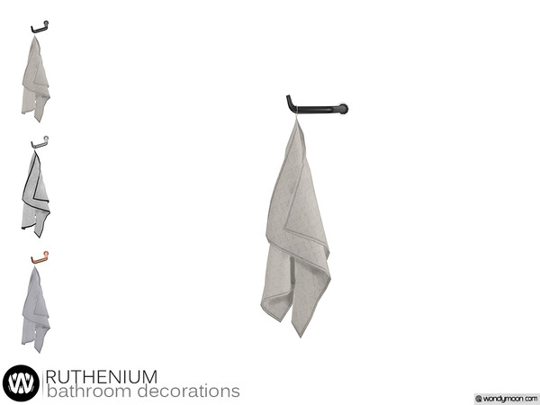 Sims 4 — Ruthenium Towel by wondymoon — - Ruthenium Bathroom - Towel - Wondymoon|TSR - Creations'2020