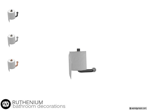 Sims 4 — Ruthenium Toilet Paper by wondymoon — - Ruthenium Bathroom - Toilet Paper - Wondymoon|TSR - Creations'2020