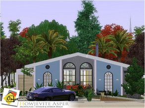 Sims 3 — Howjevite Asper by Onyxium — On the first floor: Living Room | Dining Room | Kitchen | Bathroom | Adult Bedroom