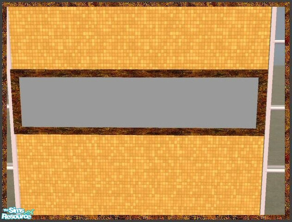 Sims 2 — Reflexsims Tadao Brown/Gold - Mirror by Eisbaerbonzo — It\'s very wide, best placed with boolprop
