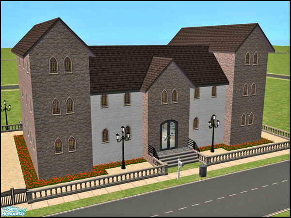 Sims 2 — Stonehouse Dorms by LadyMinion — A beautiful period workhouse, converted to a comfortable dorm for up to 10