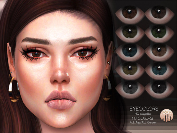 Sims 4 — Eyecolors BES20 by busra-tr — 10 colors All Age All Gender Custom thumbnail -Compatible with HQ mod- I hope you