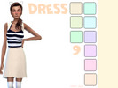 Sims 4 — Loose dress by Fruit_blue - Perfect Patio needed by Fruit_Blue2 — Loose dress, 9 colors Perfect Patio needed