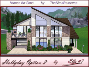 Sims 3 — Hollyday Option 2 by ella47 — Hollyday Option 2 is a nice Home for 4 Sims who's need a nice Hollyday with some