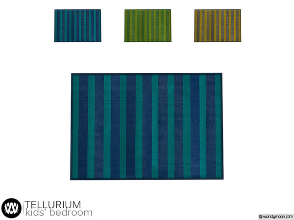Sims 4 — Tellurium Rug by wondymoon — - Tellurium Kids' Bedroom - Rug - Wondymoon|TSR - Creations'2020