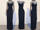 Sims 4 — Blue&WhiteDress by Iczis — A simple dress with a white t-shirt underneath