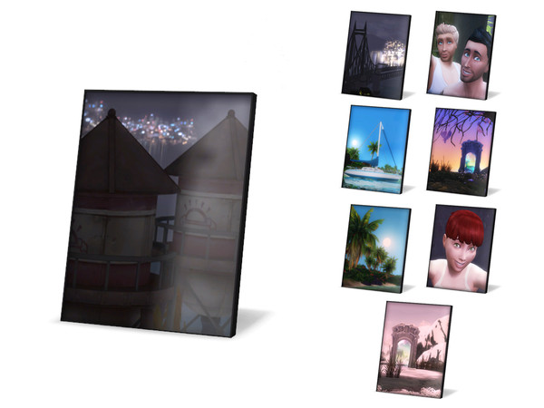 Sims 4 — Alexander Picture Frame by sim_man123 — A small standing gallery-style picture frame, as part of my Alexander