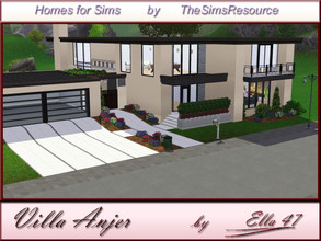 Sims 3 — Villa Anjer by ella47 — Villa Anjer Is a beautiful house. It has 3 Bedrooms, 3 Bathrooms, Gameroom. Beautiful