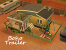 Sims 4 — Boho Trailer by fabjulus — This cute little trailer is perfect for those wanting to solve the mystery of