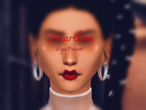 Sims 4 — Heartless - Lips Preset by Napier_Beauty — Breaking hearts is just a part of the game. These heart-shape