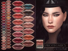 Sims 4 — Proteomics Lipstick by RemusSirion — Proteomics Lipstick HQ mod compatible: preview pictures were taken with HQ