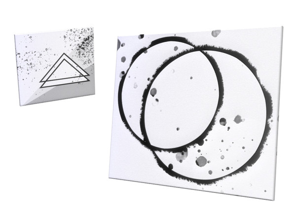 Sims 4 — Bradley Leaning Canvas by sim_man123 — An extra large canvas leaning against the wall. 