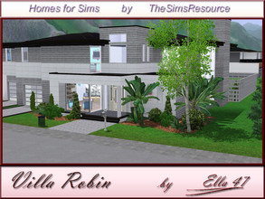 Sims 3 — Villa Robin by ella47 — Villa Robin is a beautiful house for Sims with Kids There are 4 Bedrooms 3 Bedrooms for