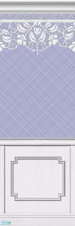 Sims 2 — Lace Walls - Plaid - Navy - 7A by maylynn55 — 