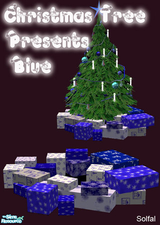 Sims 2 — ChristmasTreePresents Blue by solfal — Presents to put under my christmas tree