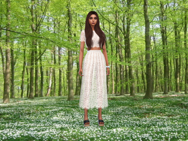 Sims 4 — CAS Background - Spring Forest  by Nordica-sims — I've created this background with inspiration from a Danish