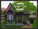 Sims 4 — Single rose (No CC) by ChordSims2 — A micro country house with lots of flowers. Let your sims enjoy a flowery