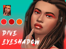 Sims 4 — Dive Eyeshadow by lunasysims — Inspired by iKON's single, &amp;quot;Dive,&amp;quot; this passionate