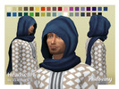 Sims 4 — Great Headscarf by Philosimy — Weather you want to be mysterious, humble, or just hide from the sun, this