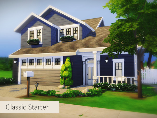 Sims 4 — Classic Starter by lnt892 — Start off your family right with this small yet inviting home! Complete with 3