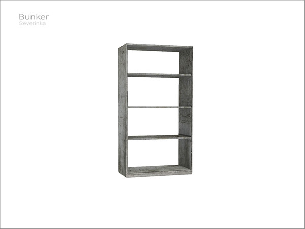 Sims 4 — [Bunker] - cupboard by Severinka_ — Metall cupboard From the set 'Bunker' Build / Buy category: Surfaces /