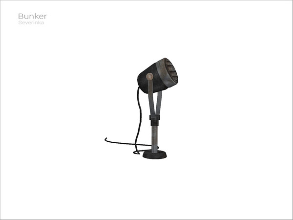 Sims 4 — [Bunker] - microphone by Severinka_ — Small table microphone for radio station From the set 'Bunker' Build / Buy