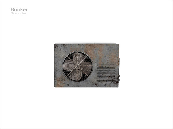 Sims 4 — [Bunker] - air conditioning by Severinka_ — Air conditioning From the set 'Bunker' Build / Buy category: Decor /