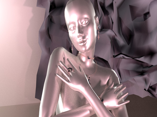 Sims 4 — Venetian's Nights Set by TiffanyVegas — Set comprised of, earring, necklace, ring and bracelet (and in later