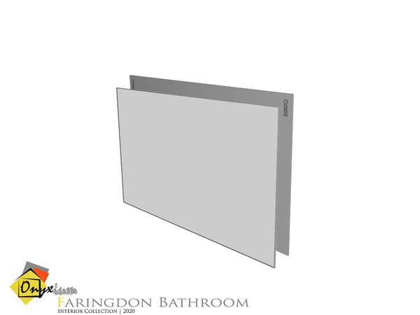 Sims 4 — Faringdon Mirror by Onyxium — Onyxium@TSR Design Workshop Bathroom Collection | Belong To The 2020 Year