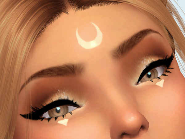 Sims 4 — Moon Shadow by Saruin — Eyeshadow for the moon Inspired by SherlizeMoe Inspired by Sailor Moon ~7 colors ~Found
